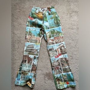 Tiger Mist Europe Print Pants